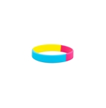 Pansexual silicone bracelet